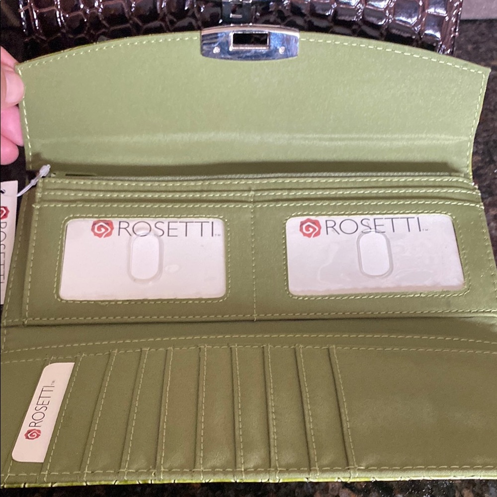 Rosetti Brown & Olive Green Wallets (2) NWT - Picture 2 of 6